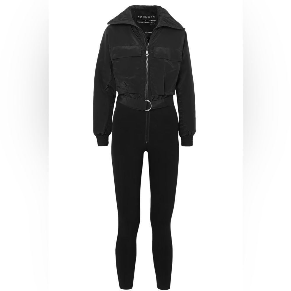Cordova Telluride Ski Suit Waterproof Pants and Jacket Excellent Black Small